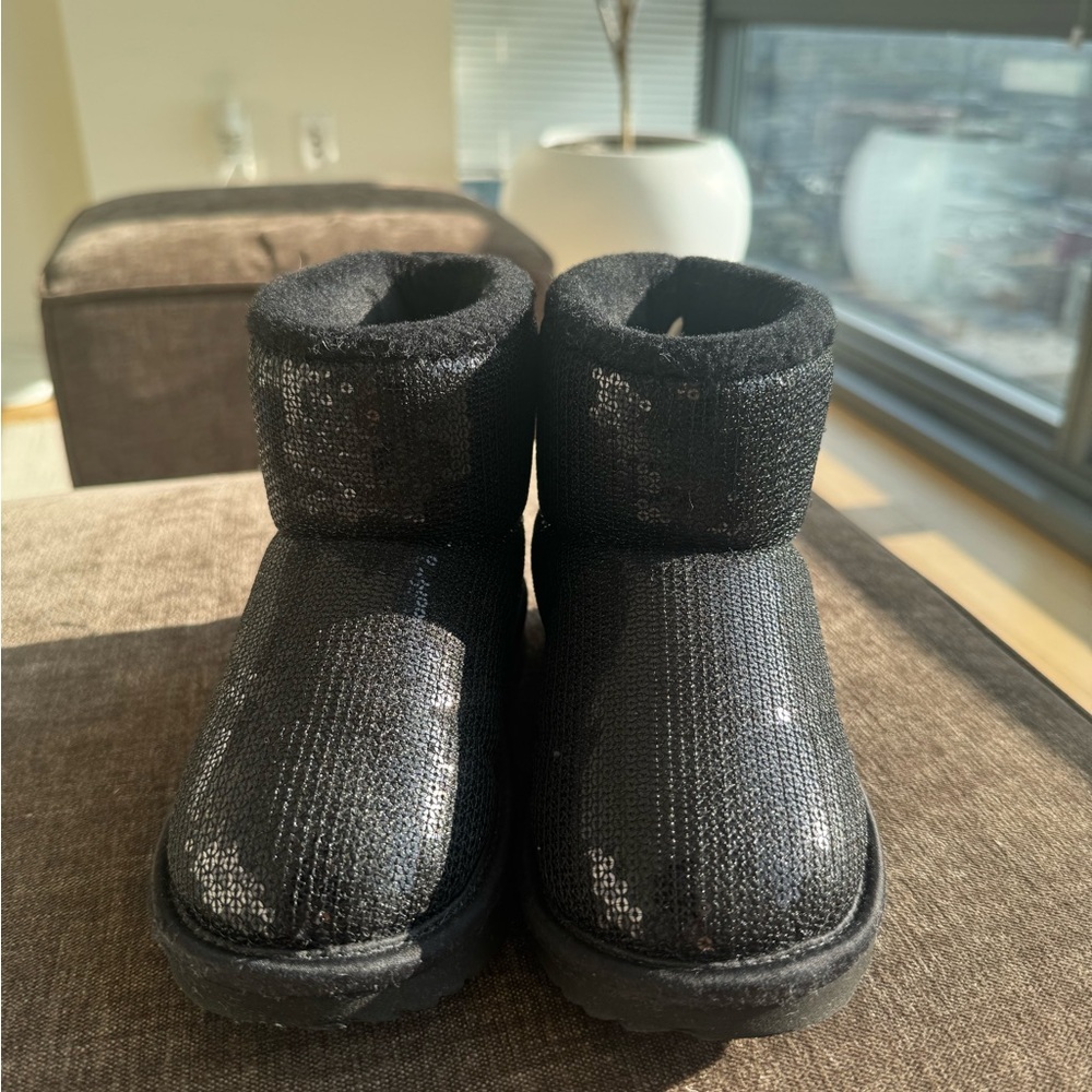 UGG Black Sequin Boots